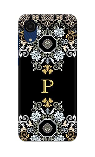 Image of Printed Hard Back Cover Case for Samsung Galaxy A03 Core Back Cover (Alphabet P) -1803