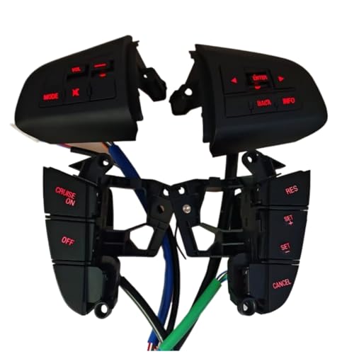 Control de crucero para Mazda 3 y CX-7, interruptor de volante con botones de control
