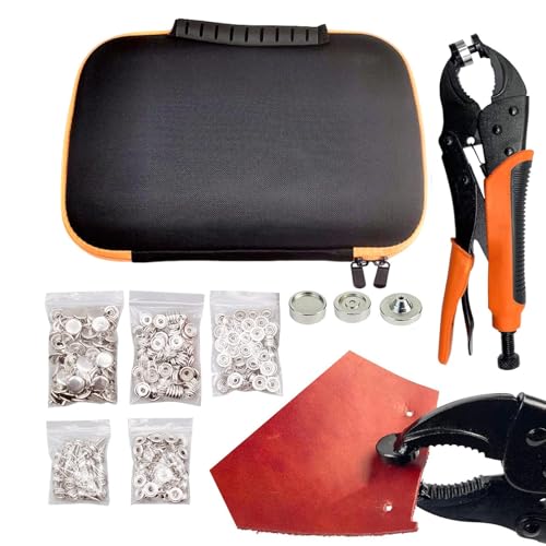 Kit de reparo de lona de alicate de pressão, ferramenta de fixação de pressão,Kit de fecho de pressã