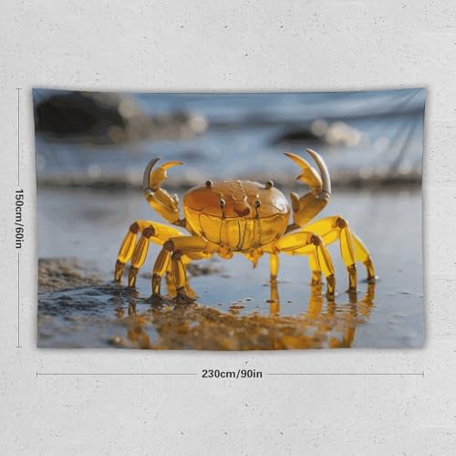 Tapisserie murale crabe solution décoration murale douce
