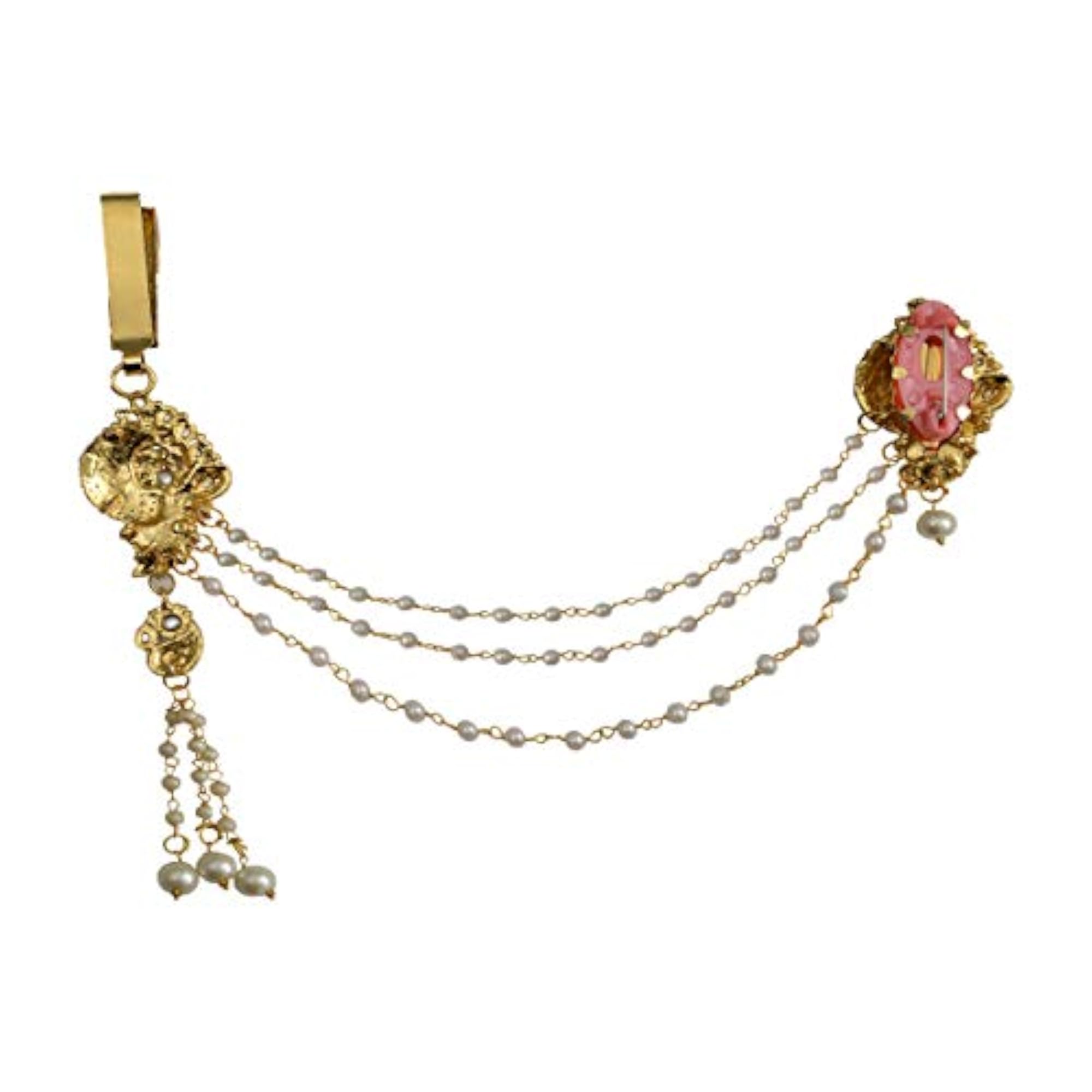 Traditional Waist Belt with Kundan and Bead Work
