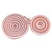 COOK With COLOR Set of 2 Silicone Collapsible Funnels, Foldable Kitchen Funnel with Wide Mouth for Liquids, Bottles, Food and Spices - Pink