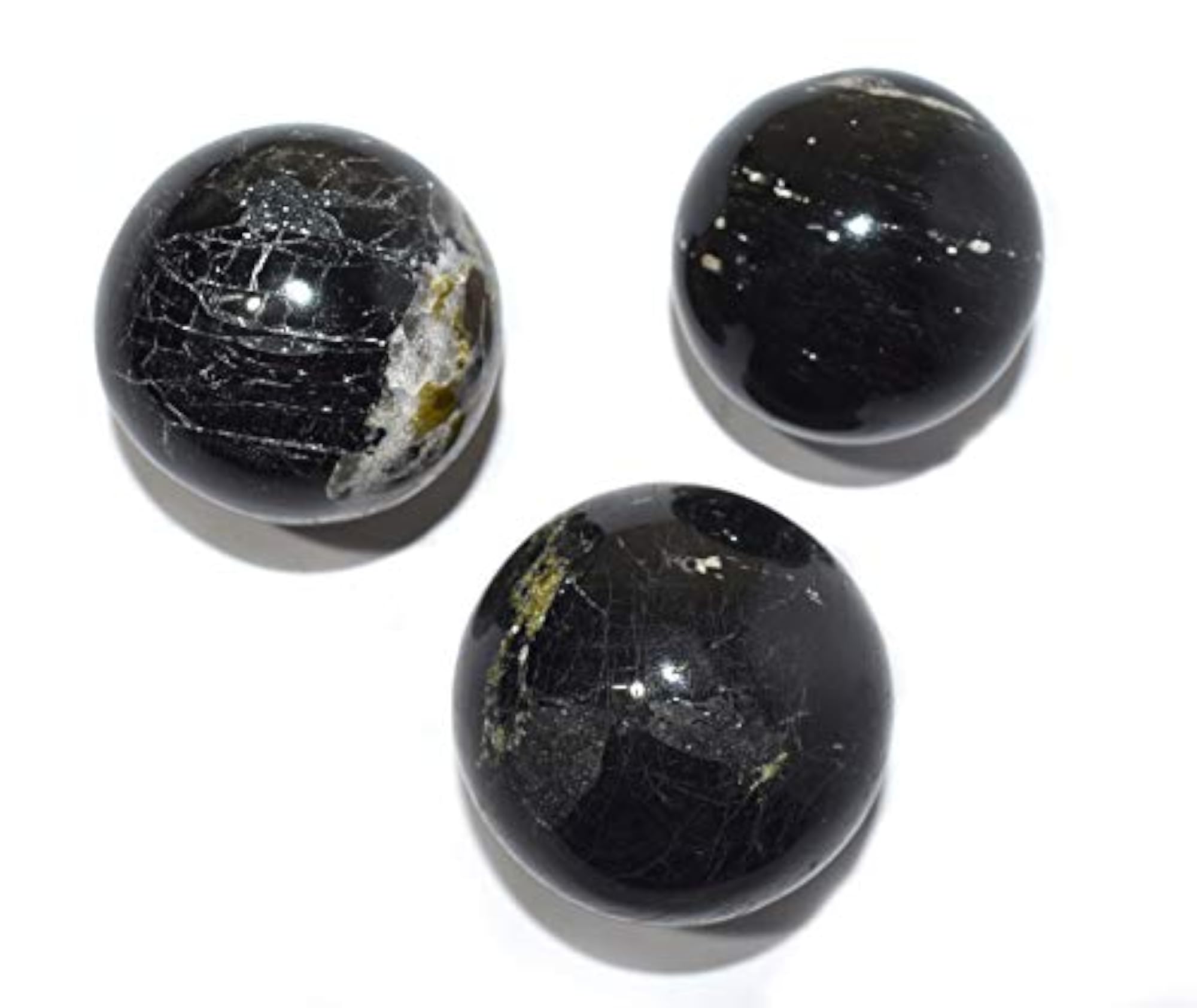 Tourmaline Chakra Balancing Sphere, Natural Healing Stone