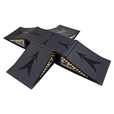 HUDORA Skateboard Skater Rampe, schwarz, 5-teilig - 11118 Cover