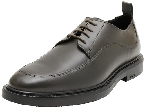 BOSS Hommes Larry Derb en cuir surpiqué : l'élégance intemporelle du soulier de luxe