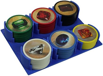 Loaded Dice Designs Splendor Board Game Gem Token Holder and Organizer