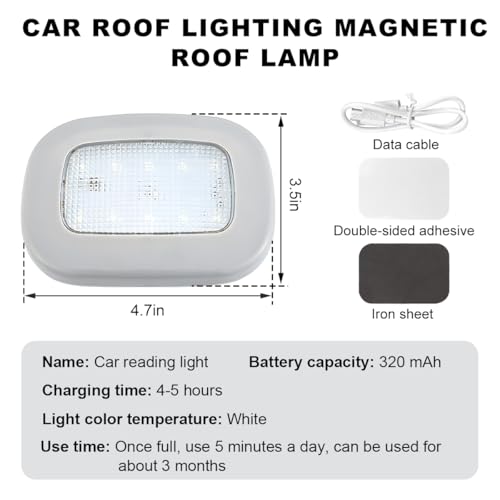 Luz de Techo Magnética para Auto con 10 LEDs miniatura 2