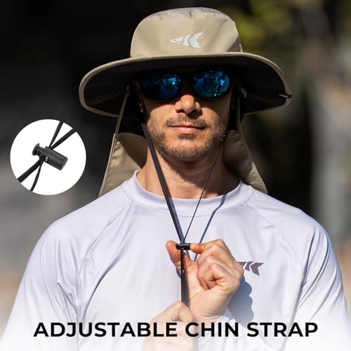Image of KastKing Sol Armis UPF 50 Boonie Hat - Sun Protection Hat, Fishing Hat, Beach & Hiking Hat, Paddling