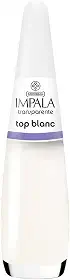 Esmalte Top Blanc, Impala Cosmeticos, Transparente/ Branco