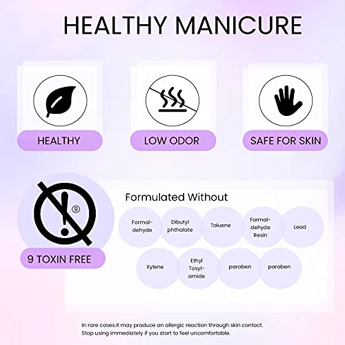 MAYCHAO Gel Nagellack 7.3ml Shellac Gellack Einzelflasche Ungiftiger Langanhaltender UV Nagellack für Nail Art Design… – Bild 5