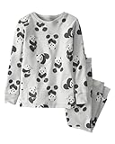little planet by carter's Baby 2-Piece Pajamas Made with Organic Cotton, Panda, 18 Months