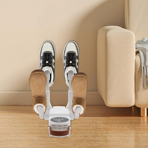 Secador eléctrico de botas y zapatos con temporizador y diseño plegable miniatura 3