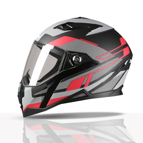 TVS Racing Anti Matter Full Face Helmet for Bike & Motorcycle Rid...