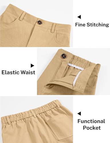 Image of KEREDA Uniform Shorts for Girls with Functional Pockets School Shorts