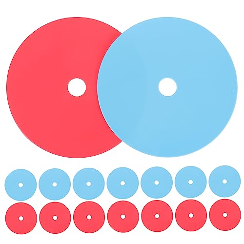 HOLIDYOYO 30Pcs Professional Soccer Training Sign Discs Lightweight Non Slip Markers for Football Basketball and Sports Drills Durable Pe Material Stackable Design for School and Events