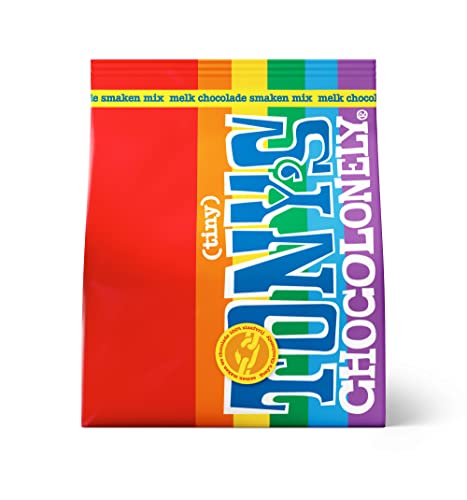 Tony's Chocolonely Tiny Tony's Melk Chocolaatjes Uitdeelzak - Chocolade Pouch - Mini Chocolaatjes - Geschenkverpakking - 6 x 135 gram - Image 3