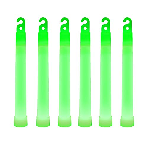 30 Ultra Bright Glow Sticks in Bulk - Multi Use Glowsticks for Parties, Camping, Emergency Light and Survival Kit with 12 Hours Duration (Green)