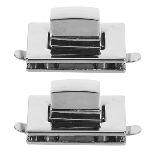 SUPVOX Chiusura Per Borse in Metallo 2 Pezzi Twist Lock Argento Serrature Girevoli Per Borse Frizioni E Handbag Accessori Hardware Borsa Eleganti E Leggeri