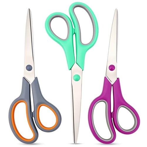Scissors 8.5 Inch scissors all purpose for Office, Home, Sewing,and