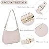 GSenhui Kleine Handtasche Hobo Bag Umhängetasche Vintage Y2K Shoulder Bag Women Klein Crossbody Schultertasche Mädchen mit Reißverschluss für Party Einkaufe #4
