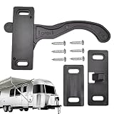 Lambo Tirador de puerta de autocaravana | Bloqueo de puerta de remolque derecho - Herrajes para puerta de entrada, piezas y accesorios para autocaravanas