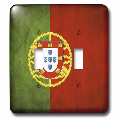 Interrupteur drapeau du Portugal 3dRose finition brillante motif haute définition
