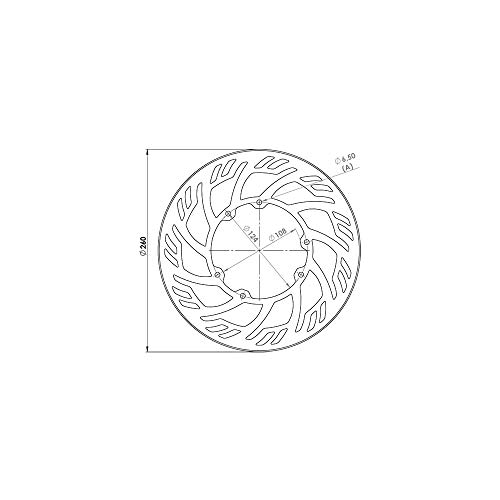 Disque de frein Ø260mm NG 840 idéal pour rouler en ville en toute sécurité