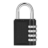 Con un arco de acero, fuerte y durable.Buena función anti-robo, que puede asegurar su seguridad equipaje.