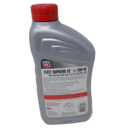 Aceite 15W40 Fleet Supreme Oil Quart Pack 6 miniatura 3