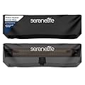 SereneLife Patio Heater Cover Bag - Heavy-Duty, UV Resistant, Waterproof Polypropylene & Polyurethane, Tear Resistant, Easy On/Off, Dustproof, Fits SereneLife Patio Heater Model SLOHT28 (Black)