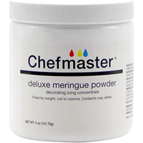 Chefmaster - Meringue Powder - Eggwhite Substitute - 5oz - Create Delicious Dessert Toppings, Stabilize Icing and Meringue - Made in the USA Cover