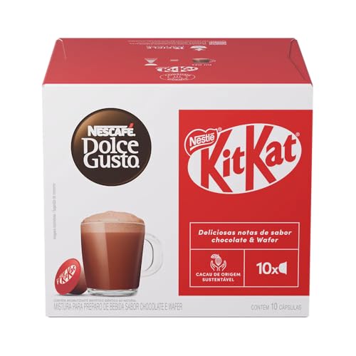 Café em Cápsula Nescafé Dolce Gusto KitKat 10 Cápsulas 170g