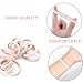 60 Pcs 2 Inch Neutrals No Damage Hair Ties for Women Thick Hair, Large Soft Seamless Nylon Fabric Ponytail Holders Elastics Band for Women
