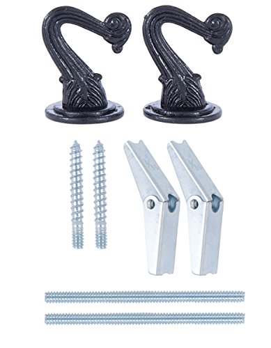 Image of B&P Lamp 2 Hook Swag Lamp Kit (Black)