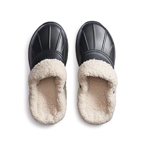 BASS OUTDOOR Men's Field Slide Sherpa Lined Slipper4