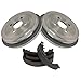 TRQ Rear Brake Shoe & Drum Kit Compatible with 2007-2018 Toyota Yaris