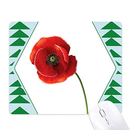 Tapis en caoutchouc l'art de maïs et fleur rouge peint de haute densité