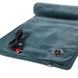 Heating Pad for Back, Neck, period Cramps Pain Relief,12V Graphene Electric Heating Pad with Auto Shut Off, 3 Heating Levels,20W Moist infrared Heating pad,11.8' x23.6”