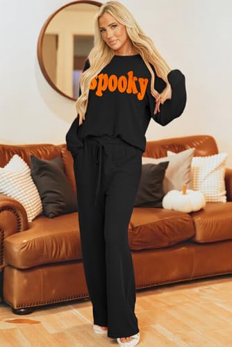 Opemiby Women 2 Piece Pajamas Set 2026 Ribbed Lounge Pants Sets with Pocket - image 6