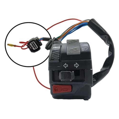 Interruptor de luces antiniebla e intermitentes para trayectos diarios en Click 150 4