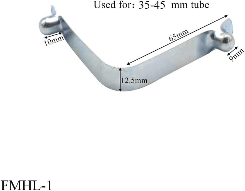 35-45 チューブに使用される 100 個のメーカーの金属製スプリング クリップ ファスナー EKOCEV (Color : FM