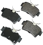 Akebono ACT627 ProACT Ultra-Premium Ceramic Rear Brake Pad Set For 1994-2004 Ford Mustang