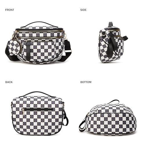 Image of Crossbody Purse for Women Small Crossbody Bags Trendy Vegan Leather with Adjustable Shoulder Straps Gift for Mother Wife Mom