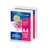 bonsaii ラミネートフィルム a4 400枚入(200*2) 100μm 大容量 A4 LP400-A4