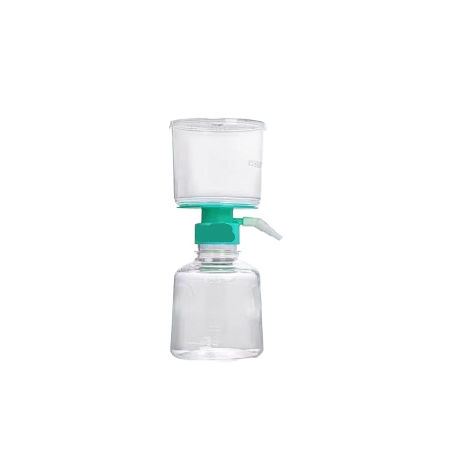 filtración al vacío con tapón de botella estéril Juego de filtros de botella de PVDF de 0,22 µm for filtración al vacío (500 ml).