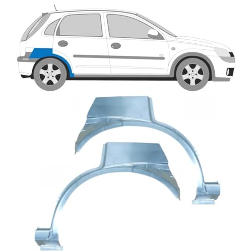 Panneau de réparation arc d'aile arrière pour Opel Corsa C 2000-2010