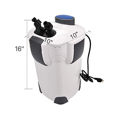 Polar Aurora 3332824 Free Media 265Gph / 370Gph / 525Gph External Aquarium Filter With Builtin Pump Kit Canister thumb #5