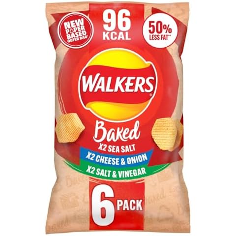 Walkers Oven Baked Salt and Vinegar Crisps Cover