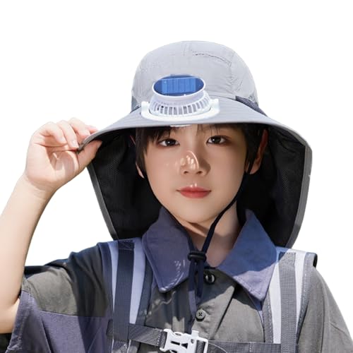 Chapeau enfant avec ventilateur anti-coup de chaleur pour protéger votre petit du soleil