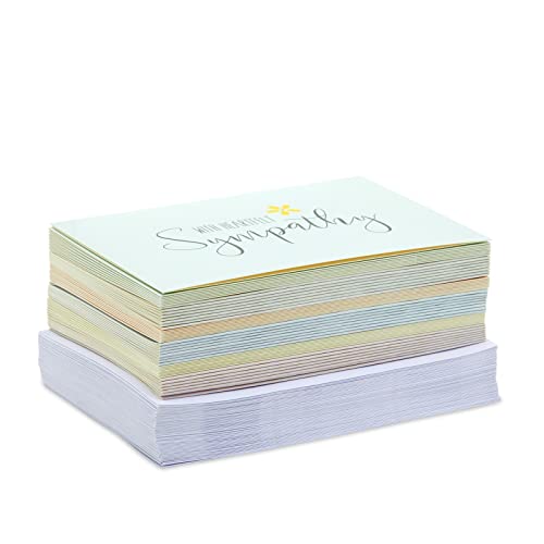 Best Paper Greetings 48-Pack Of Assorted Sympathy Cards With Envelopes Included Featuring Floral Designs Sympathy - Pastel Floral #TOP6